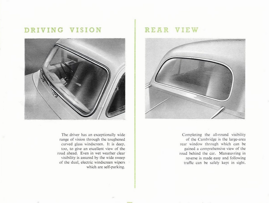 1954 Austin A40 And A50 Cambridge Brochure Page 29